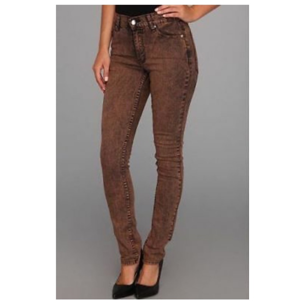 NEVER WORN designer "acid wash" skinny jean